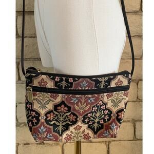 Danny K. Tapestry Crossbody Bag Vintage Handbags